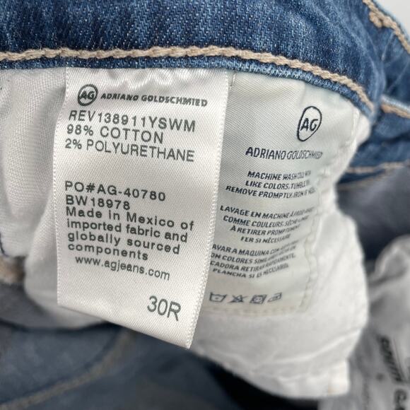 A.G Denim Legging Ankle Distressed Denim Jean in 11 years swapmeet // 30 - Picture 10 of 11